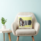 Basset Hound Inbreker Kussen (Stoel)
