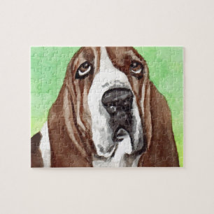 Basset Hound Jigzaag Puzzles Legpuzzel