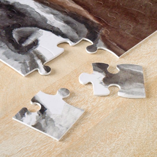 Basset Hound Jigzaag Puzzles Legpuzzel (Zijkant)
