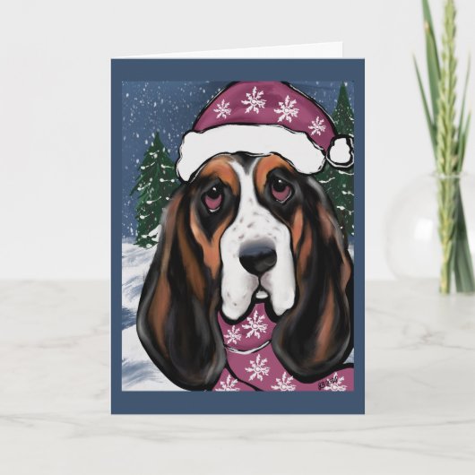 BASSET HOUND  KAART (Voorkant)