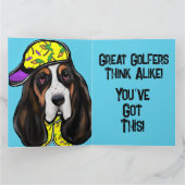 Basset Hound Kaart (Binnen)