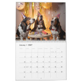 Basset Hound Kalender (Jan 2027)