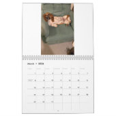 Basset hound-kalender kalender (Mar 2026)