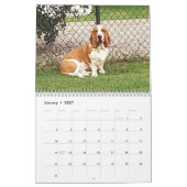 Basset hound-kalender kalender (Jan 2027)