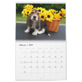 Basset hound-kalender kalender (Feb 2027)