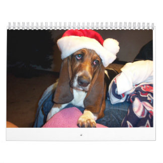 Basset hound-kalender kalender