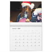Basset hound-kalender kalender (Jan 2027)