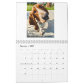Basset hound-kalender kalender (Feb 2027)