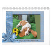 Basset hound-kalender kalender (Hoes)