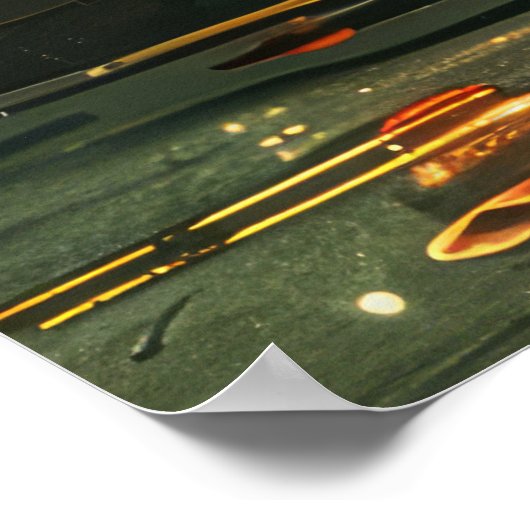 Basset Hound Kerst Feestelijke reis Poster (Hoek)