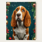 🎁Basset Hound Kerst Planner Kerstcadeau ✨ (Achterkant)