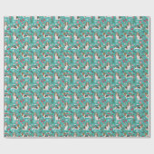 Basset Hound-kerstcadeautje Cadeaupapier