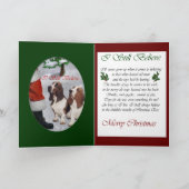 Basset Hound-kerstcadeautjes Feestdagen Kaart (Binnen)