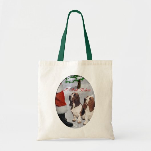 Basset Hound-kerstcadeautjes Tote Bag (Voorkant)