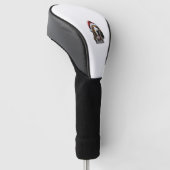 Basset Hound Kerstmis Golfheadcover (Schuin)
