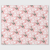 Basset Hound Kerstmis Ho Ho Ho Cadeaupapier (Vlak)