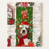 Basset Hound Kerstmis Planner (Achterkant)
