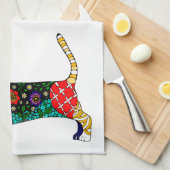 Basset Hound keukenhanddoek (Quarter Fold)