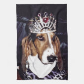Basset Hound Kitchen Towel Theedoek (Verticaal)