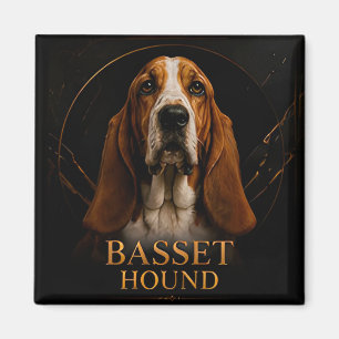 Basset Hound Klassieke Erfgoedcollectie Magneet