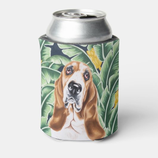 Basset Hound Koelbox Blikjeskoeler (Blikje Achterkant)
