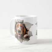 Basset Hound Koffiemok (Voorkant links)