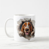Basset Hound Koffiemok (Links)