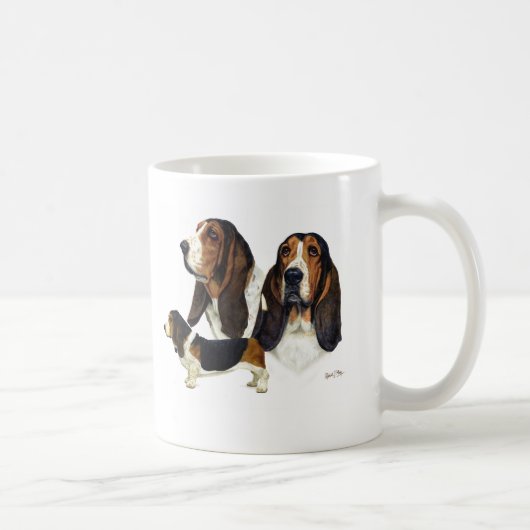 Basset Hound Koffiemok (Rechts)