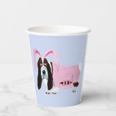 Basset Hound Konijn Papieren Bekers (Achterkant)