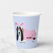 Basset Hound Konijn Papieren Bekers