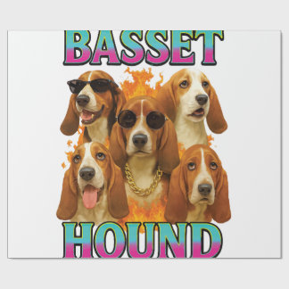 Basset Hound Kopie Cadeaupapier