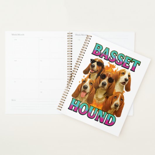 Basset Hound Kopie Planner (Display)