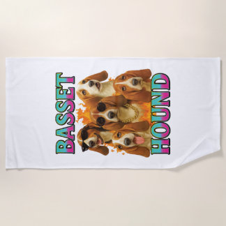 Basset Hound Kopie Strandlaken