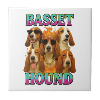 Basset Hound Kopie Tegeltje