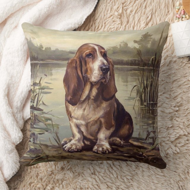 Basset Hound Kussen (Deken)