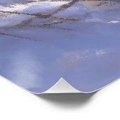 Basset Hound Laat Het Sneeuw Kerstmis Perfect Poster (Hoek)