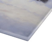 Basset Hound Laat Het Sneeuw Kerstmis Snijplank (Hoek)