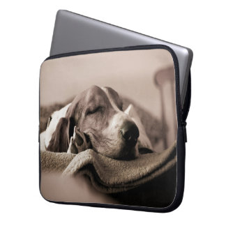 Basset Hound-laptophoes Laptop Sleeve