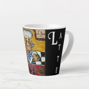 BASSET HOUND LATTE MOK