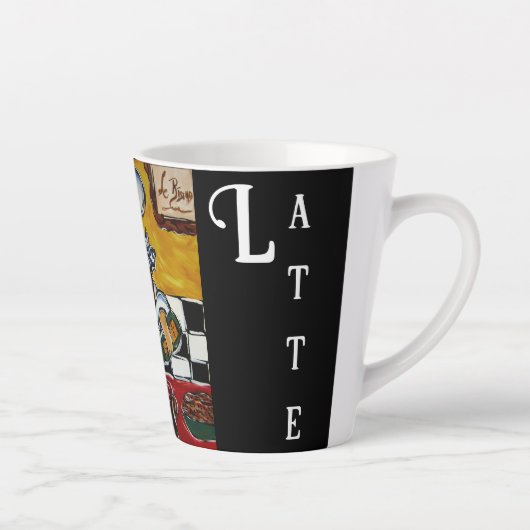 BASSET HOUND LATTE MOK (Rechts)