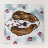 Basset Hound Legpuzzel (Horizontaal)