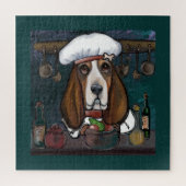 BASSET HOUND LEGPUZZEL (Verticaal)