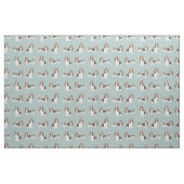 Basset Hound lichtblauw Stof (Fat Quarter)