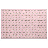 Basset Hound lichtroze Stof (Fat Quarter)