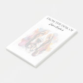 Basset Hound liefhebber gemerkte hond Post-it® Notes (Schuin)