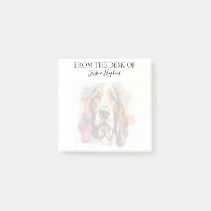 Basset Hound liefhebber gemerkte hond Post-it® Notes