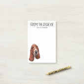 Basset Hound liefhebber Post-it® Notes (Op bureau)