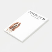 Basset Hound liefhebber Post-it® Notes (Schuin)