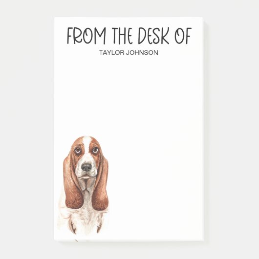 Basset Hound liefhebber Post-it® Notes (Voorkant)