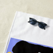 Basset Hound Lifeguard Strandlaken (In situ)